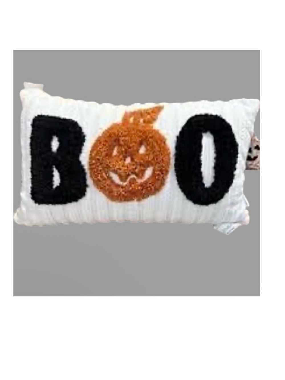 🆕- Halloween Home-"BOO" Pumpkin Decorative Accent Pillow.